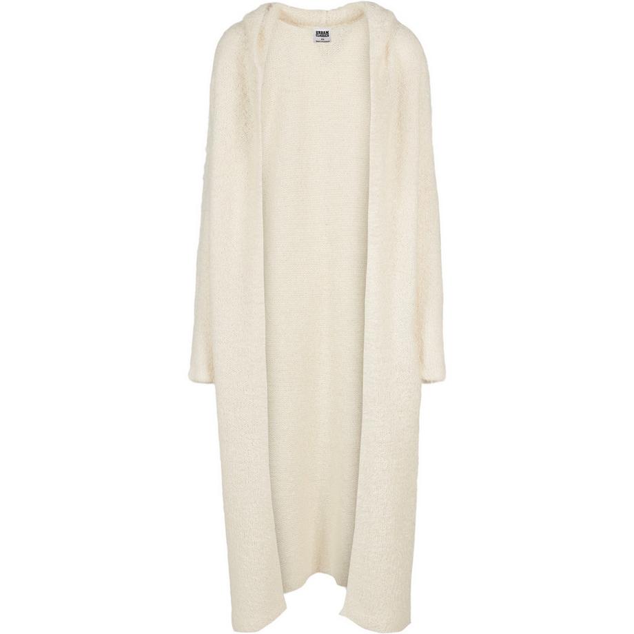 URBAN CLASSICS Cardigan Long à Capuche en Plumes Grandes Tailles  