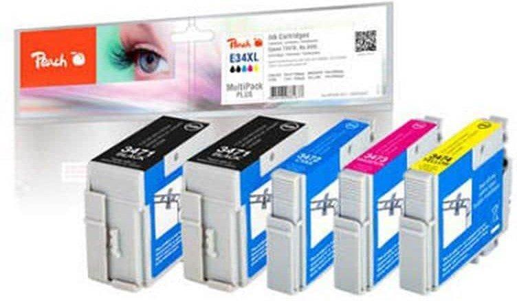 Peach  Tinte Epson No 34XL MultiPack Plus 2x22, 3x14ml 2xbk, c, m, y 