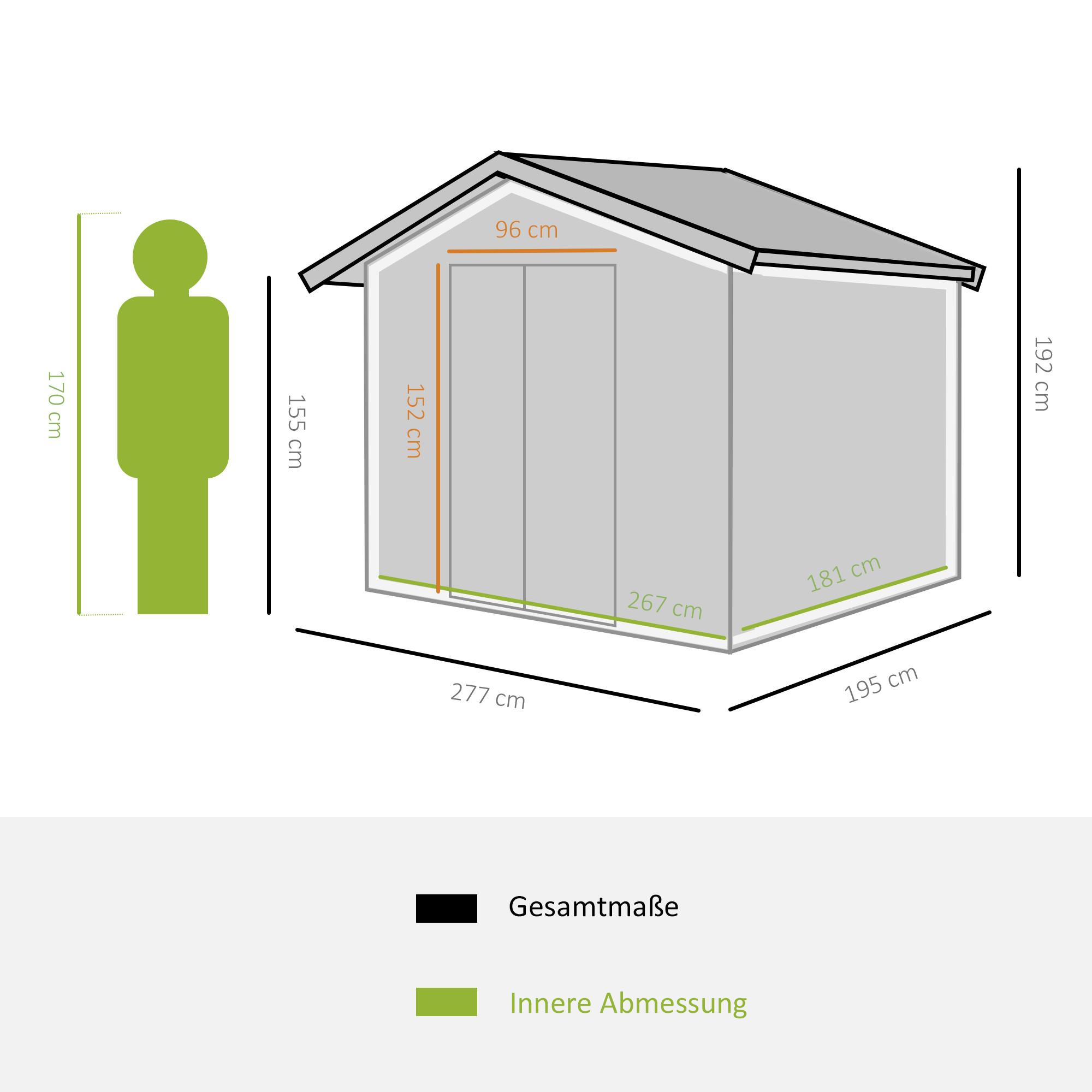 Outsunny Gerätehaus  