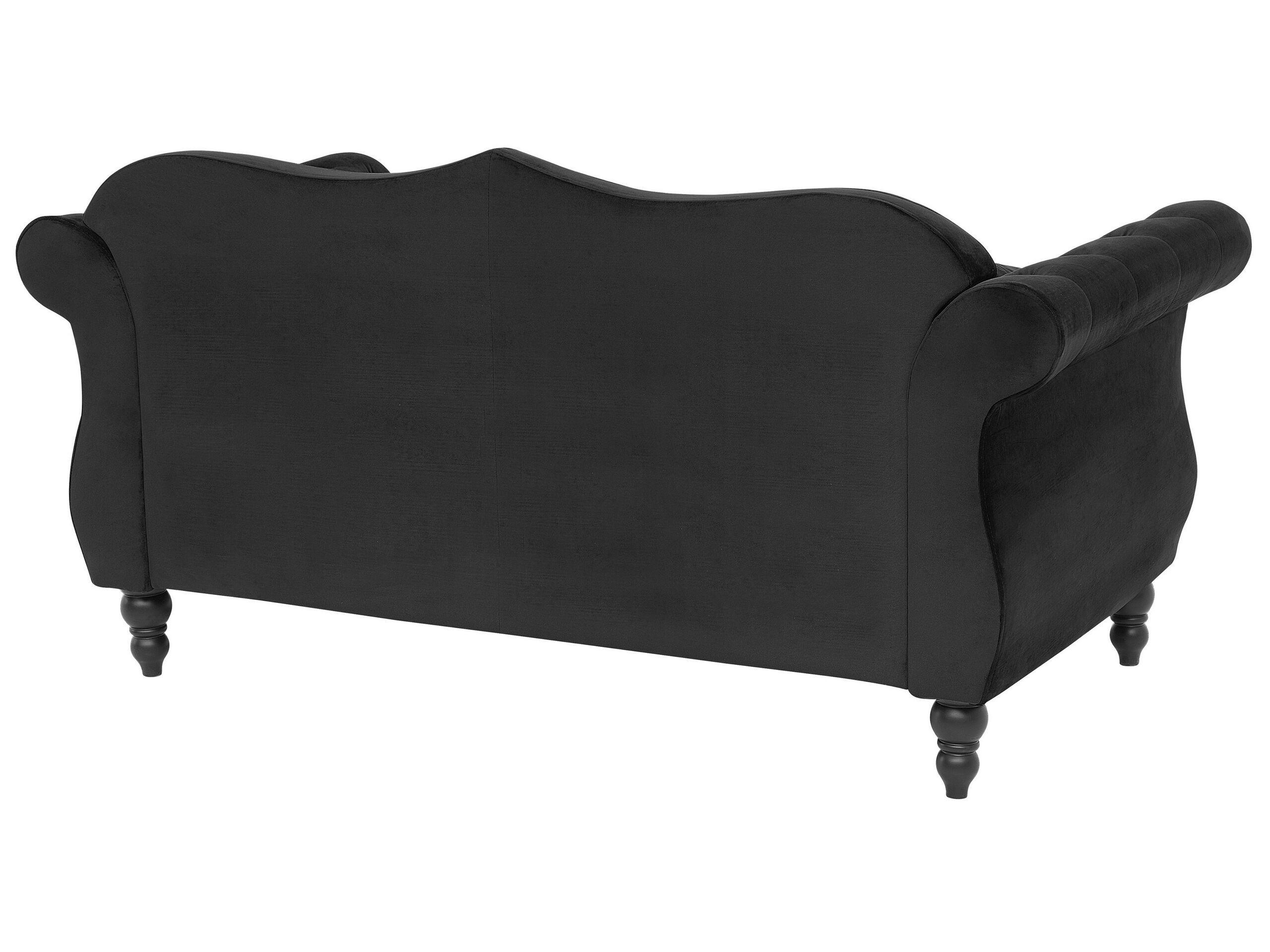 Beliani 2 Sitzer Sofa aus Samtstoff Glamourös SKIEN  