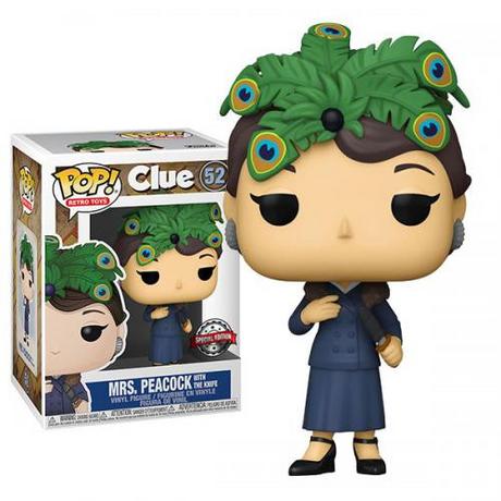 Funko  Funko POP! Clue: Mrs. Peacock w/Knife (52) EXM 