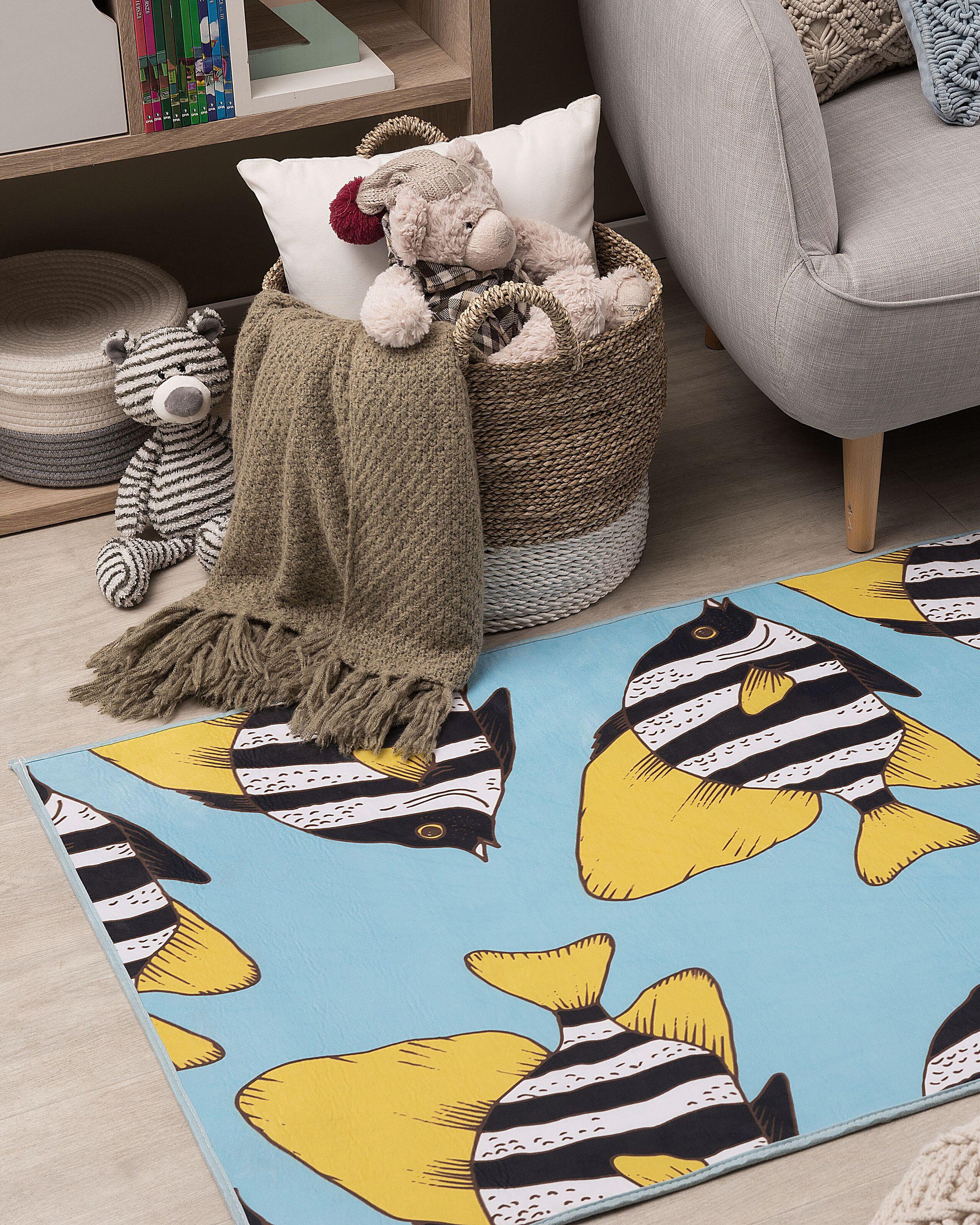 Beliani Tapis enfant en Polyester FIZME  