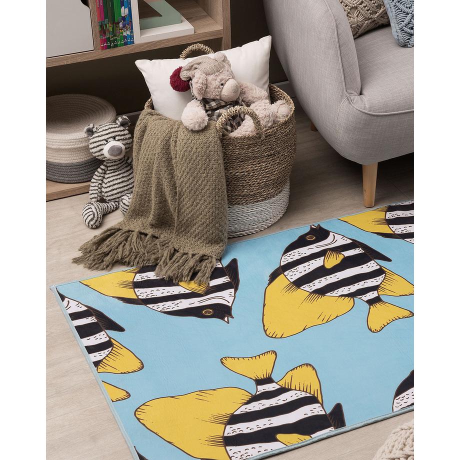 Beliani Tapis enfant en Polyester FIZME  