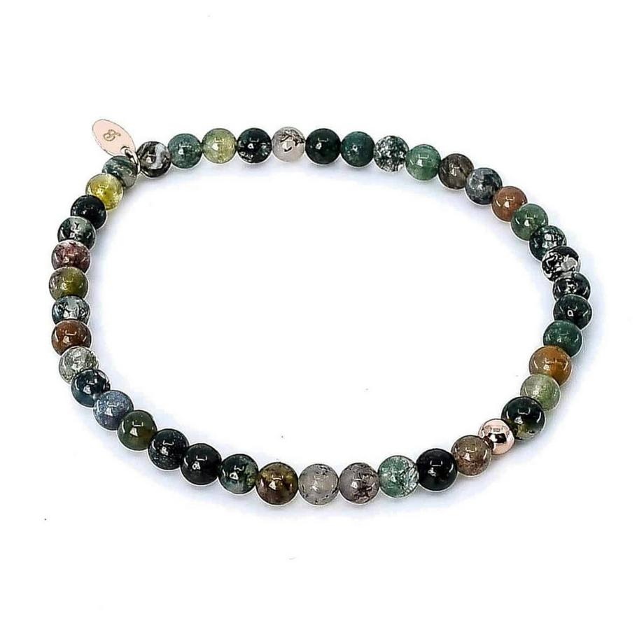 Mesheena  Armband mit Achat & Moosachat