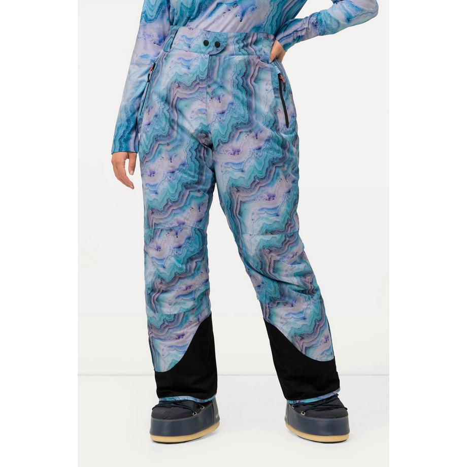 Ulla Popken Funktionshose Skihose wasserdicht Formknie Klettriegel  