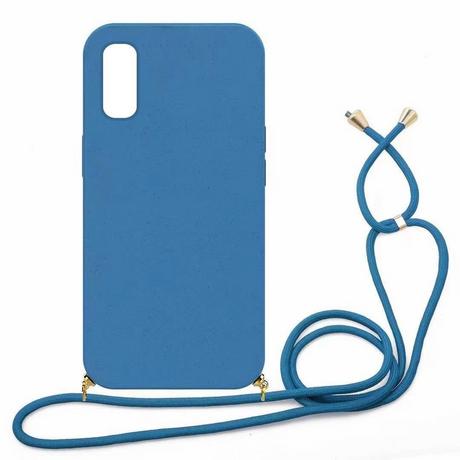 mobileup  Eco Case mit Kordel iPhone XS Max - Navy 