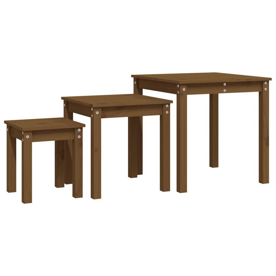 Table gigogne bois de pin