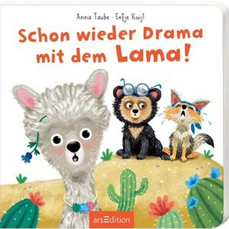 Schon wieder Drama mit dem Lama! Taube, Anna; Kuijl, Eefje (Illustrationen) Copertina rigida 