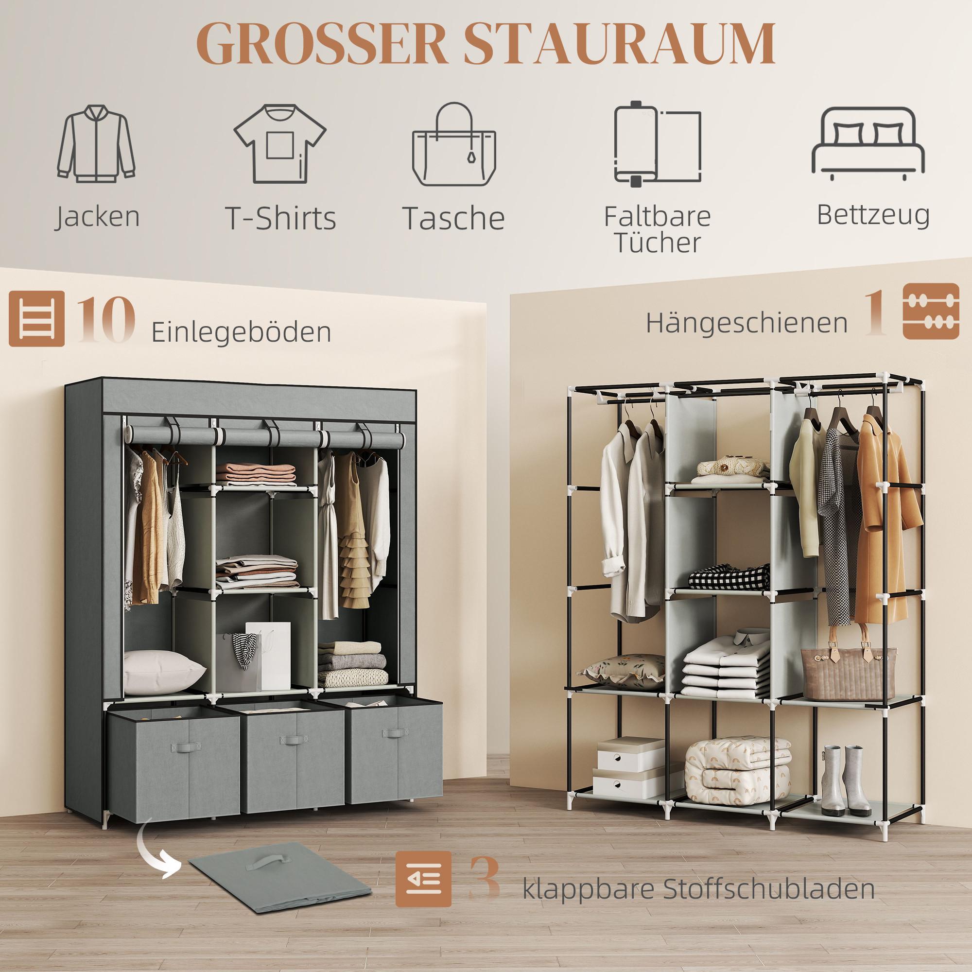 HOMCOM Stoffschrank  