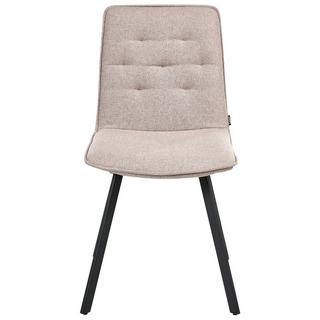 Beliani Lot de 2 chaises de salle à manger en Tissu Scandinave CARVER  