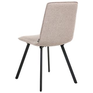 Beliani Lot de 2 chaises de salle à manger en Tissu Scandinave CARVER  