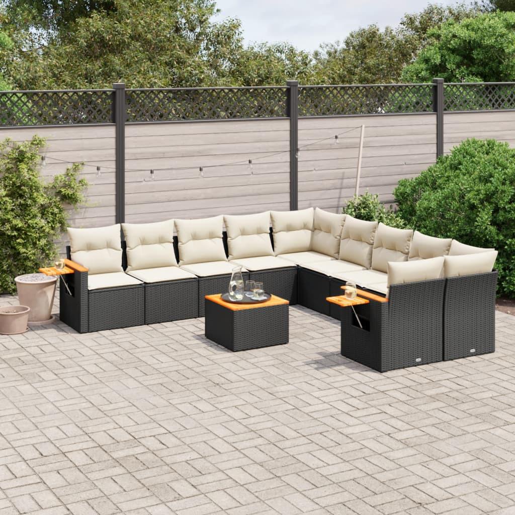 VidaXL set divano da giardino Polirattan  