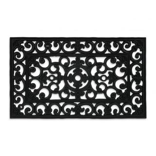 Northix Gemusterte Gummi-Fußmatte  