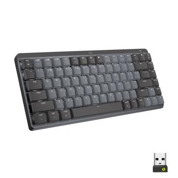 MX Mini Mechanical Tastatur RF Wireless + Bluetooth QWERTZ Schweiz Graphit, Grau