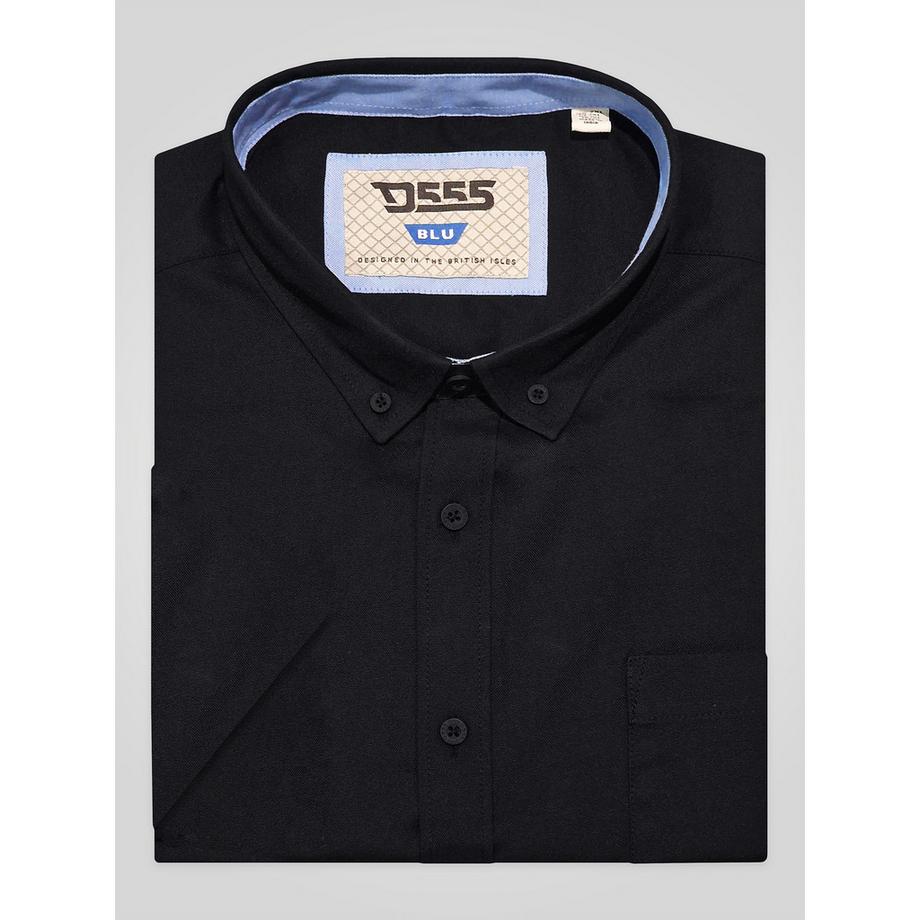 Duke James D555 Chemise Manches Courtes Oxford Taille Grand  