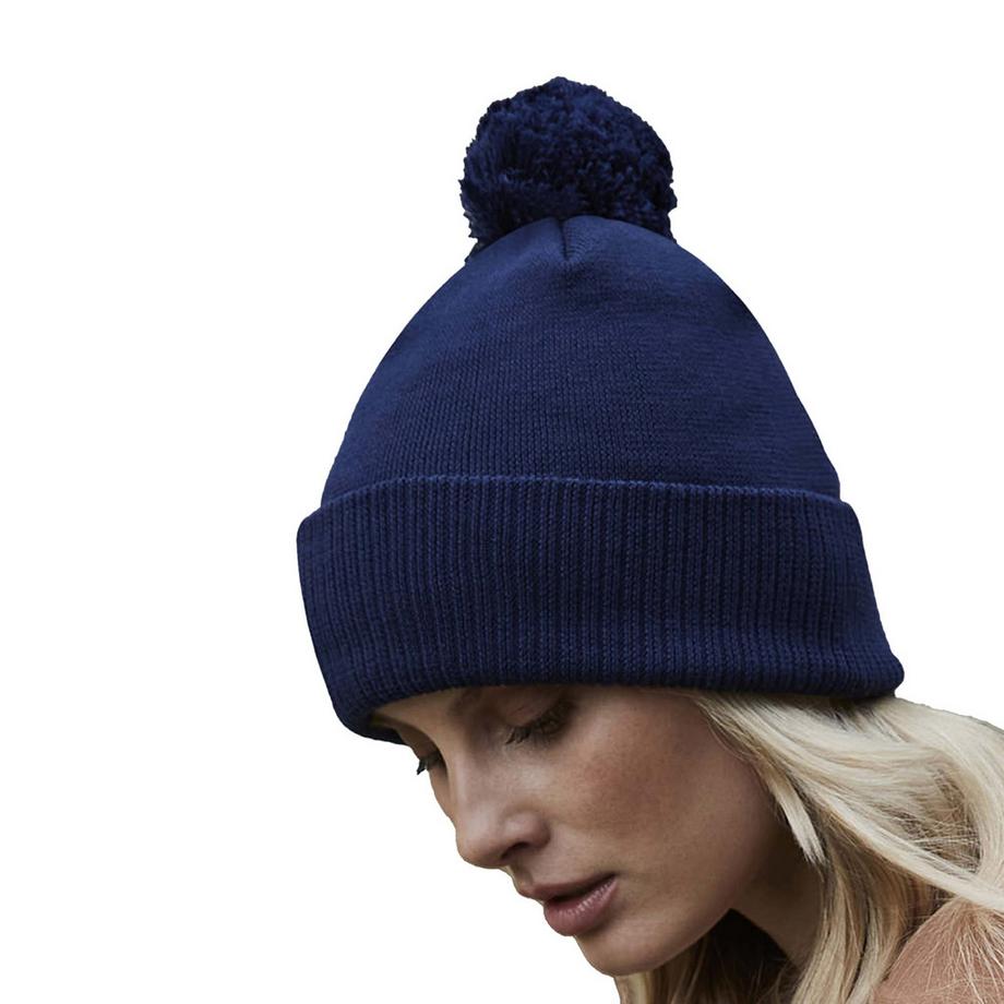Beechfield Bonnet Snowstar à Pompon  