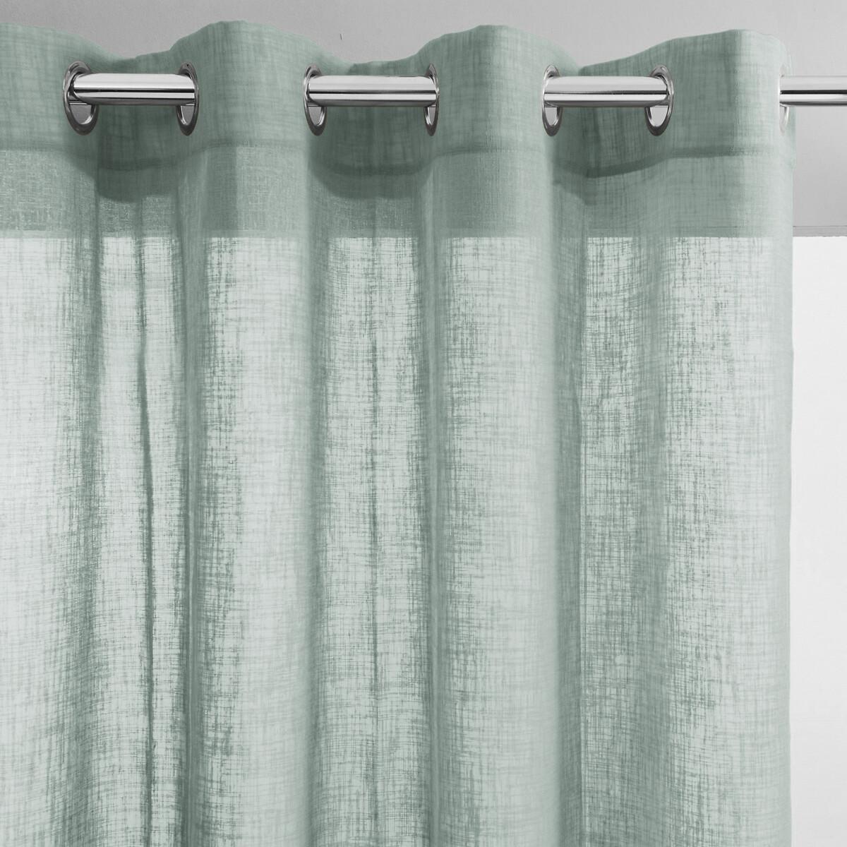 Image of Vorhang Nyong Mit Ösen Unisex Grün 140x350CM