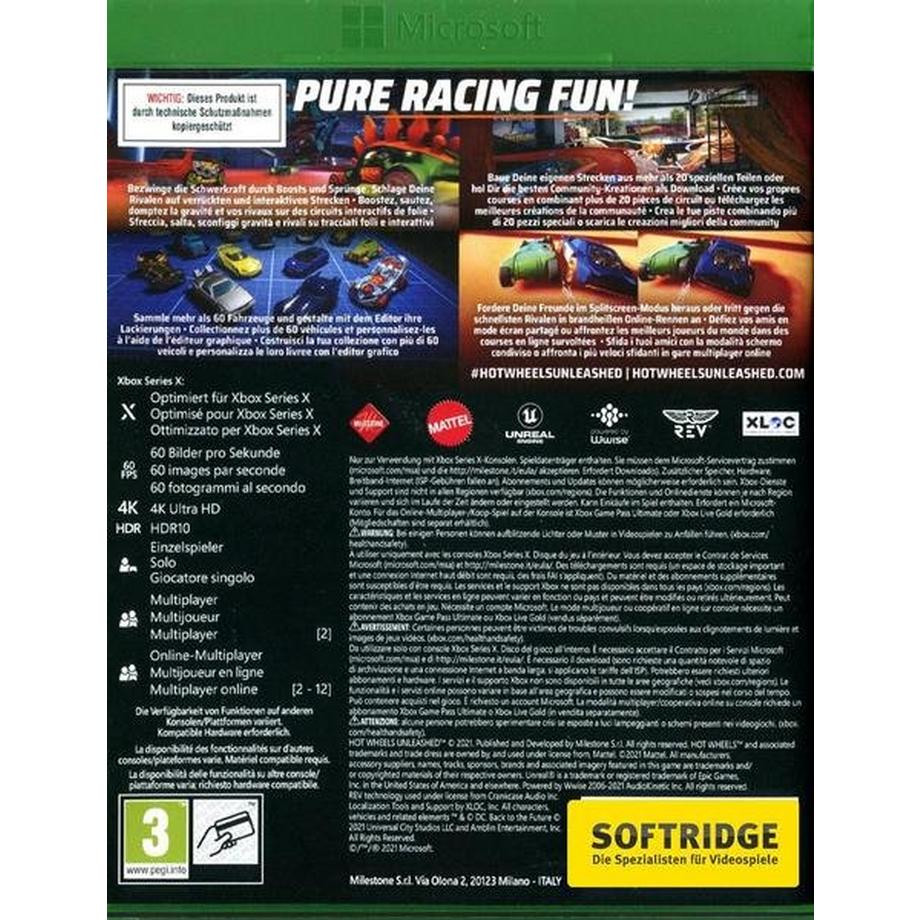 GAME  Hot Wheels Unleashed Day One Edition Tag Eins Deutsch, Englisch Xbox Series X 
