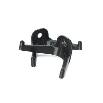 Gancio a vite in vinile - nero