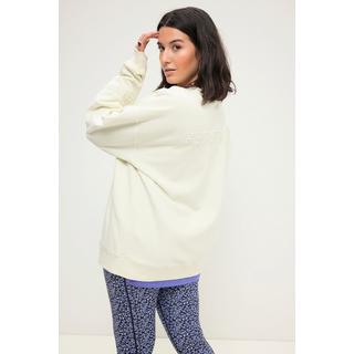 Studio Untold  Sweat-shirt oversized avec gaufrage au dos et manches longues ballon 