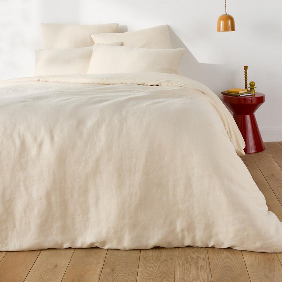 La Redoute Intérieurs Annaba Housse de Couette Réversible Lin et Coton  