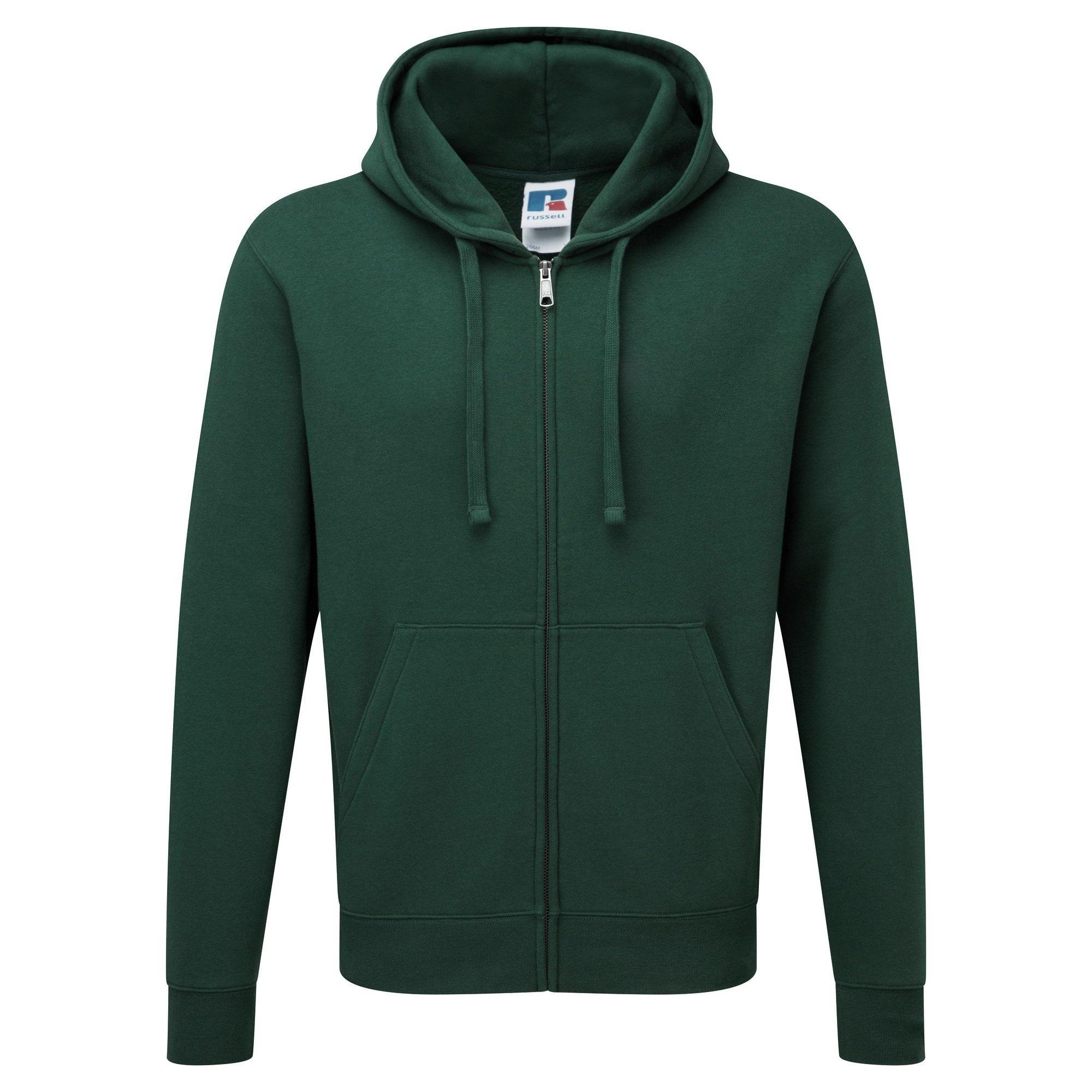Image of Authentic Full Zip Kapuzenpullover Herren Grün 3XL