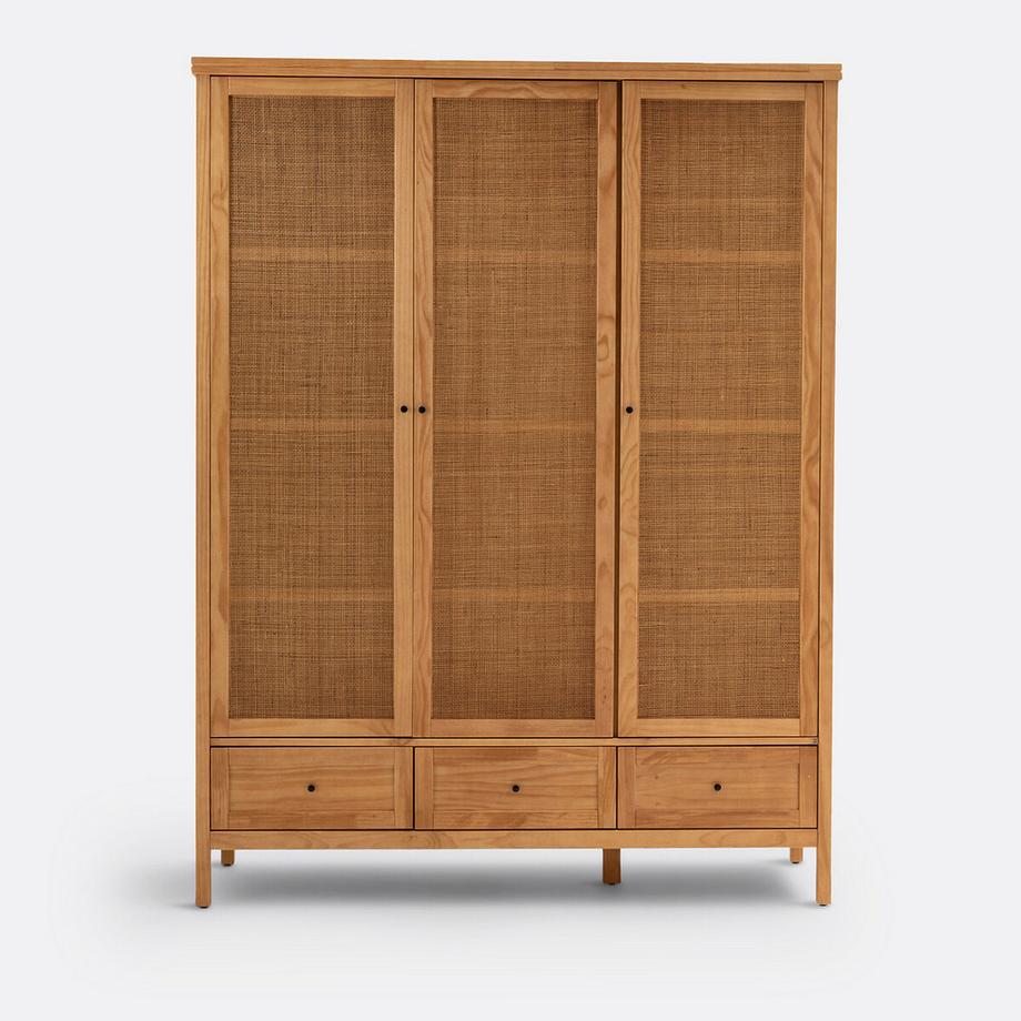 La Redoute Intérieurs Kleiderschrank Gabin mit 3 Türen  