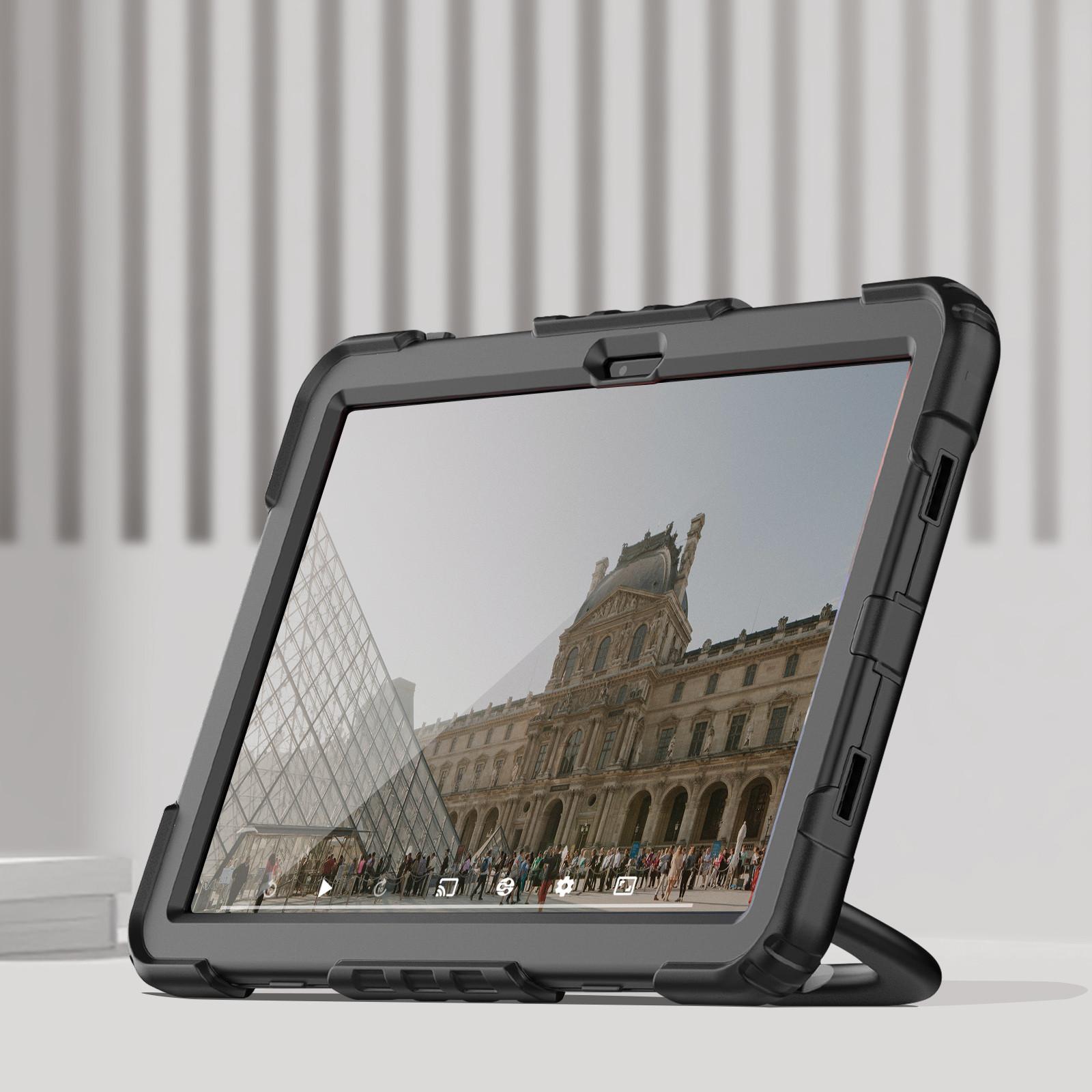 Avizar  Coque Lenovo Tab M11 Poignée Stand Noir 