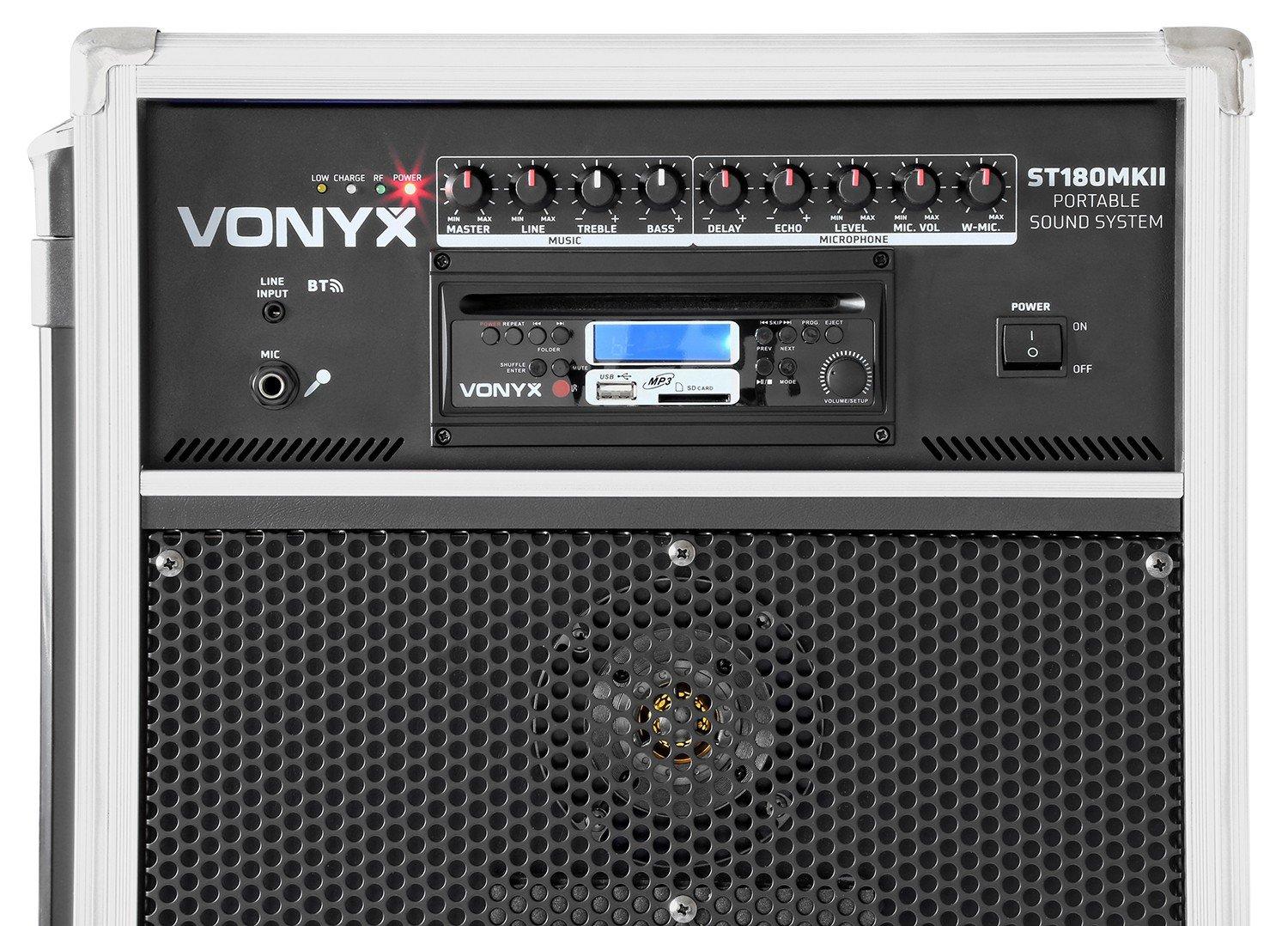 Vonyx  Vonyx ST180 Sistema PA trolley 450 W Nero 