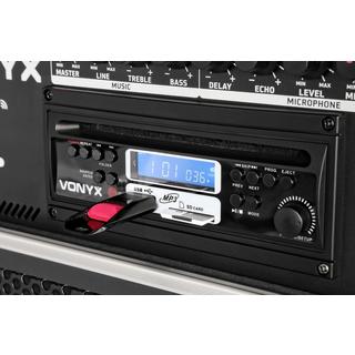 Vonyx  Vonyx ST180 Système d'adresse publique de roulette 450 W Noir 