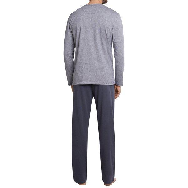 Schiesser Basic Langer Schlafanzug  