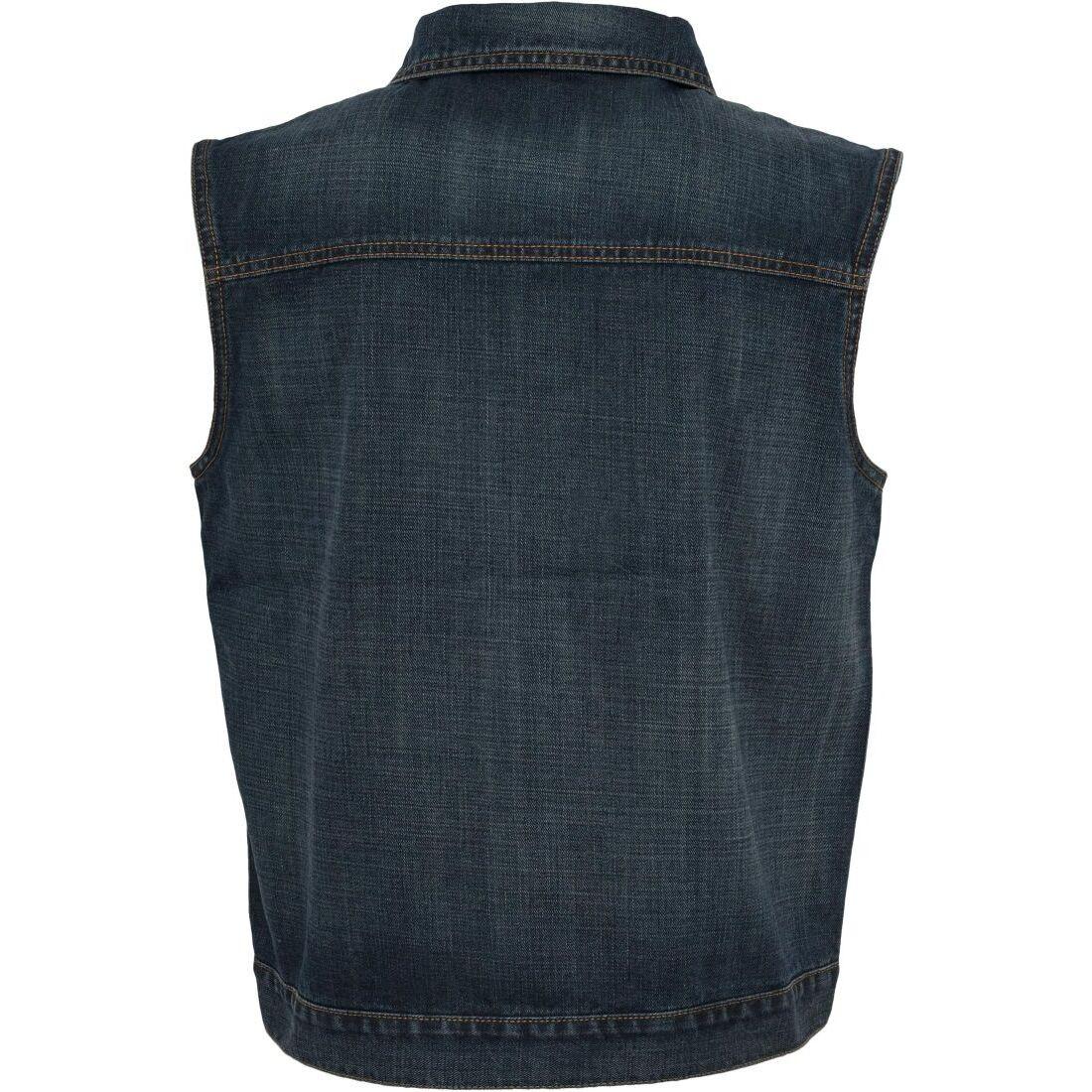 URBAN CLASSICS Denim Weste Übergröße  