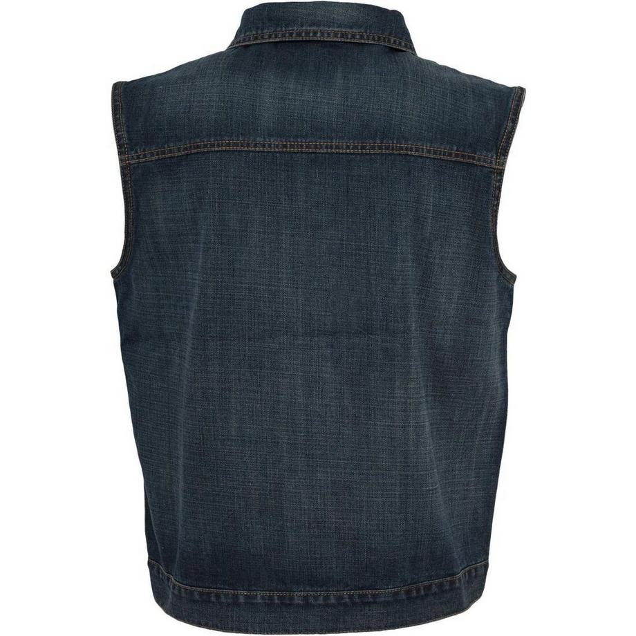 URBAN CLASSICS Denim Weste Übergröße  