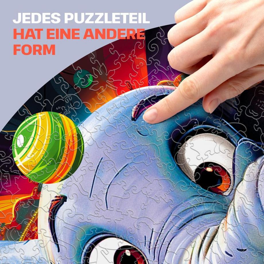 Escape Welt  Holz-Puzzle Elefant 