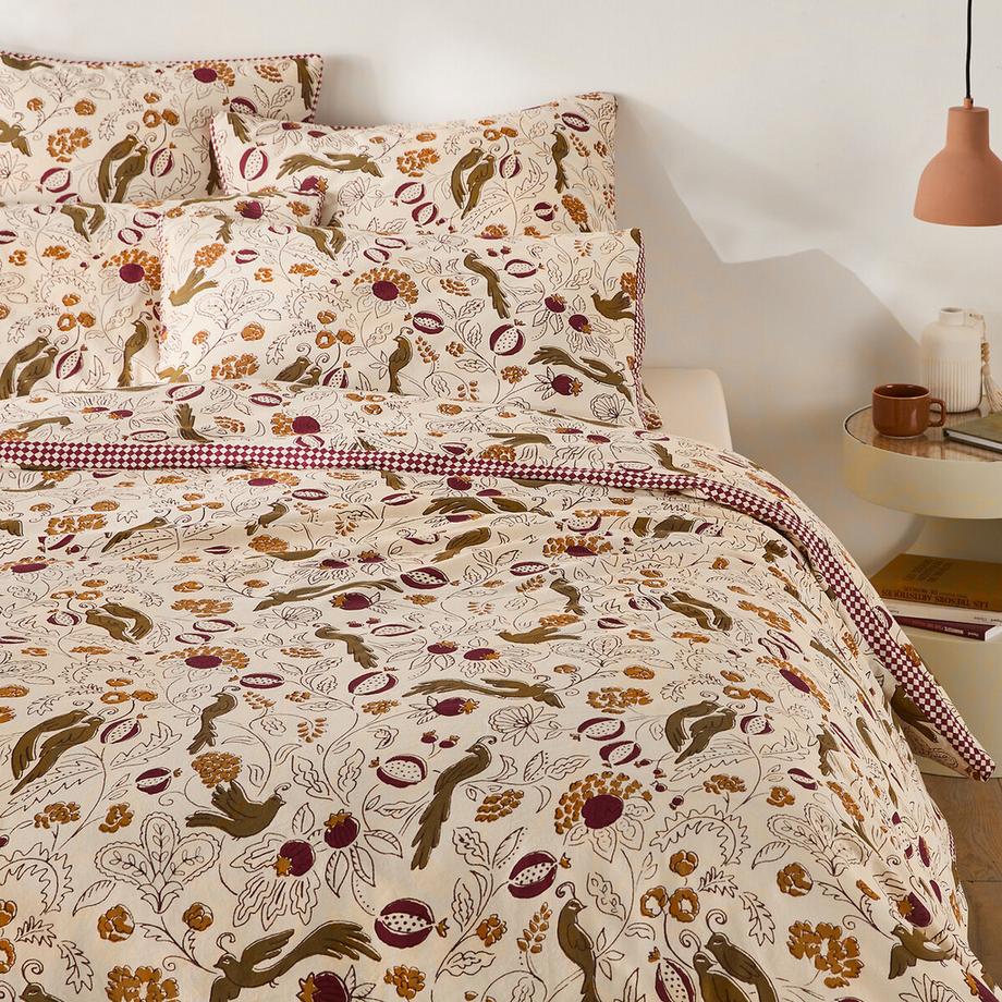 Housse de couette en coton lavé