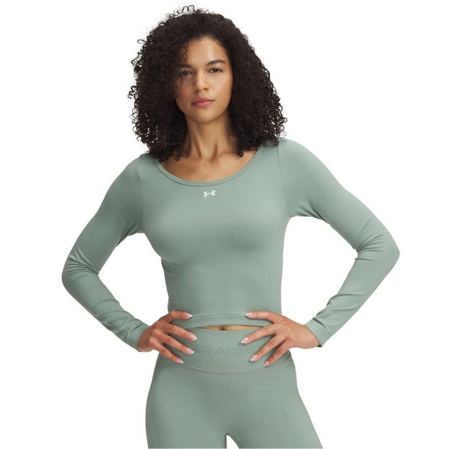 Vanish Kurzes Top, Schmal, Langärmlig