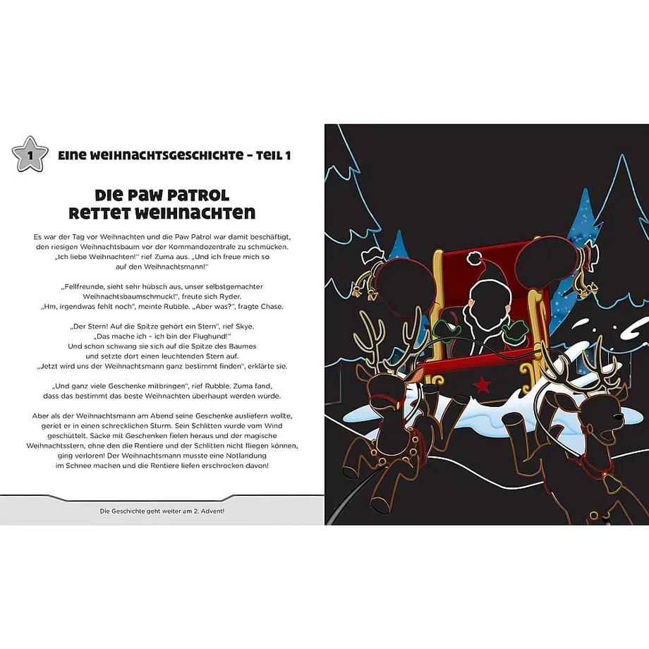 Schwager & Steinlein Paw Patrol - Adventskalender-Kratzbuch  