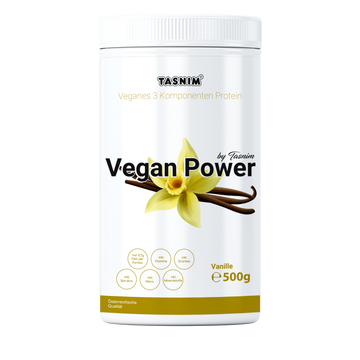 Vegan Power Protein Vanille Tasnim – 500g