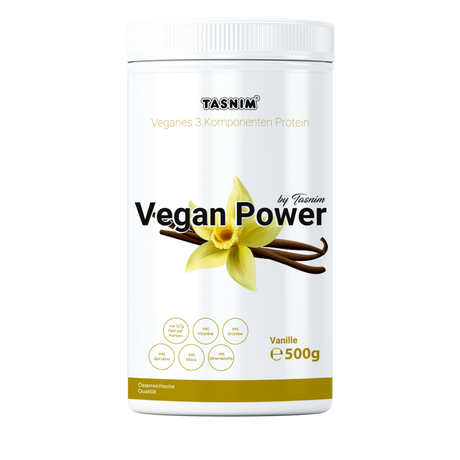 Tasnim  Vegan Power Protein Vanille Tasnim - 500g 