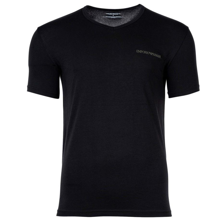EMPORIO ARMANI Core Logoband V-Ausschnitt T-Shirt 2er Pack  