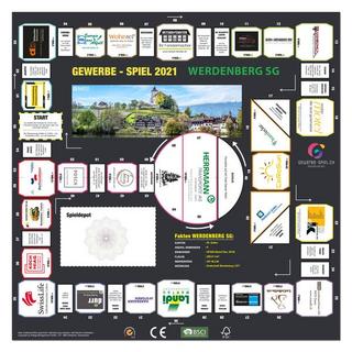 GEWERBE-SPIEL  Brettspiel WERDENBERG SG (Deutsch) 