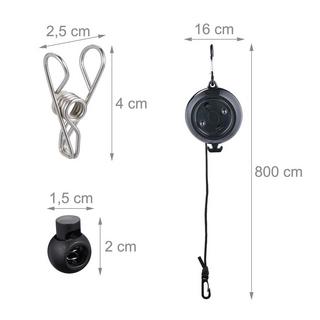 B2X Stendibiancheria estensibile fino a 7,85 m  