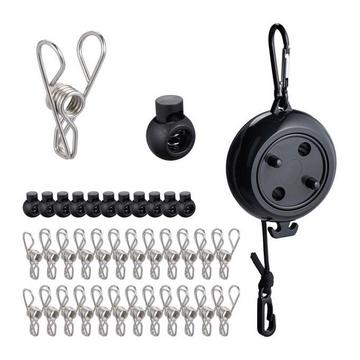 Corde à linge extensible jusqu'à 7,85 m