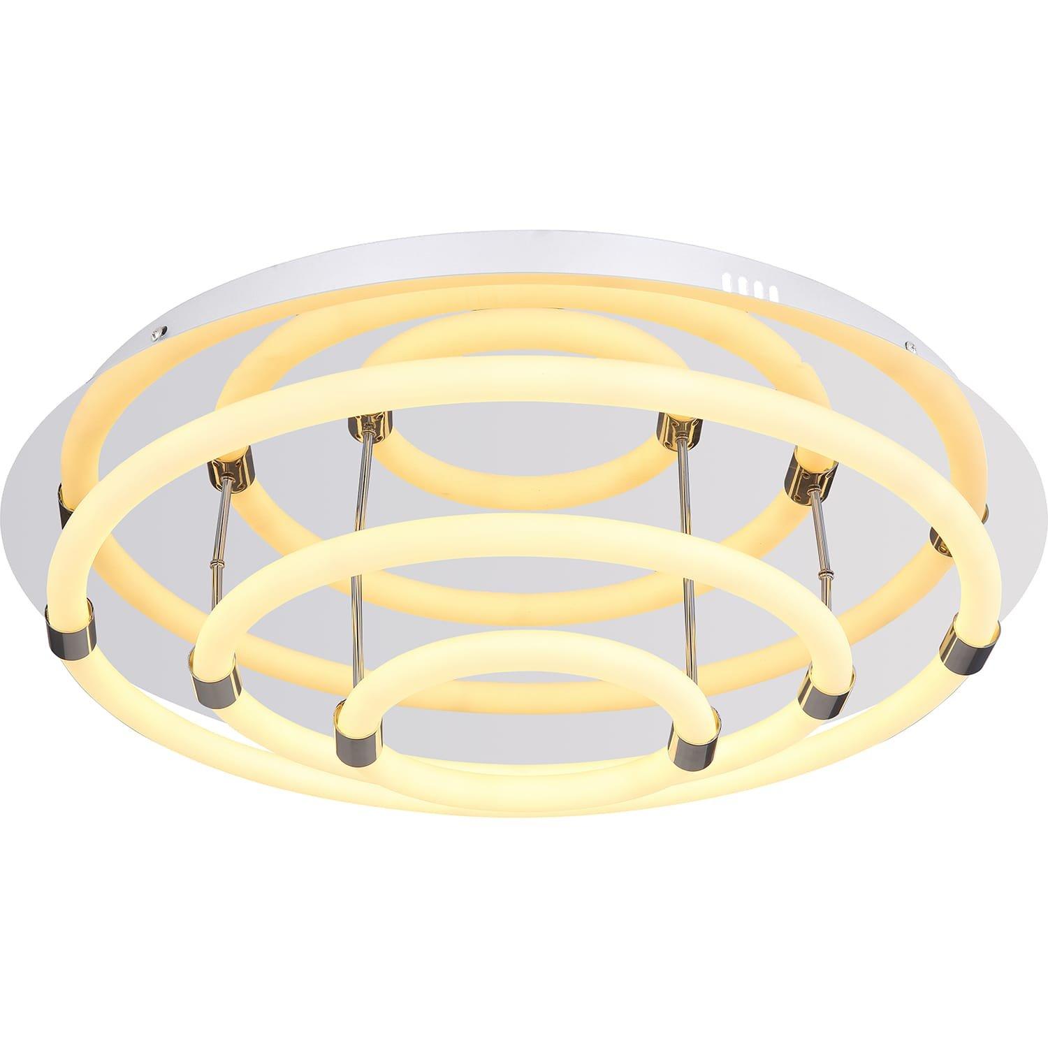 Image of Deckenleuchte Epi Chrom 1xLED 55x55x15 Deckenleuchte Epi Chrom 1xLED 55x55x15