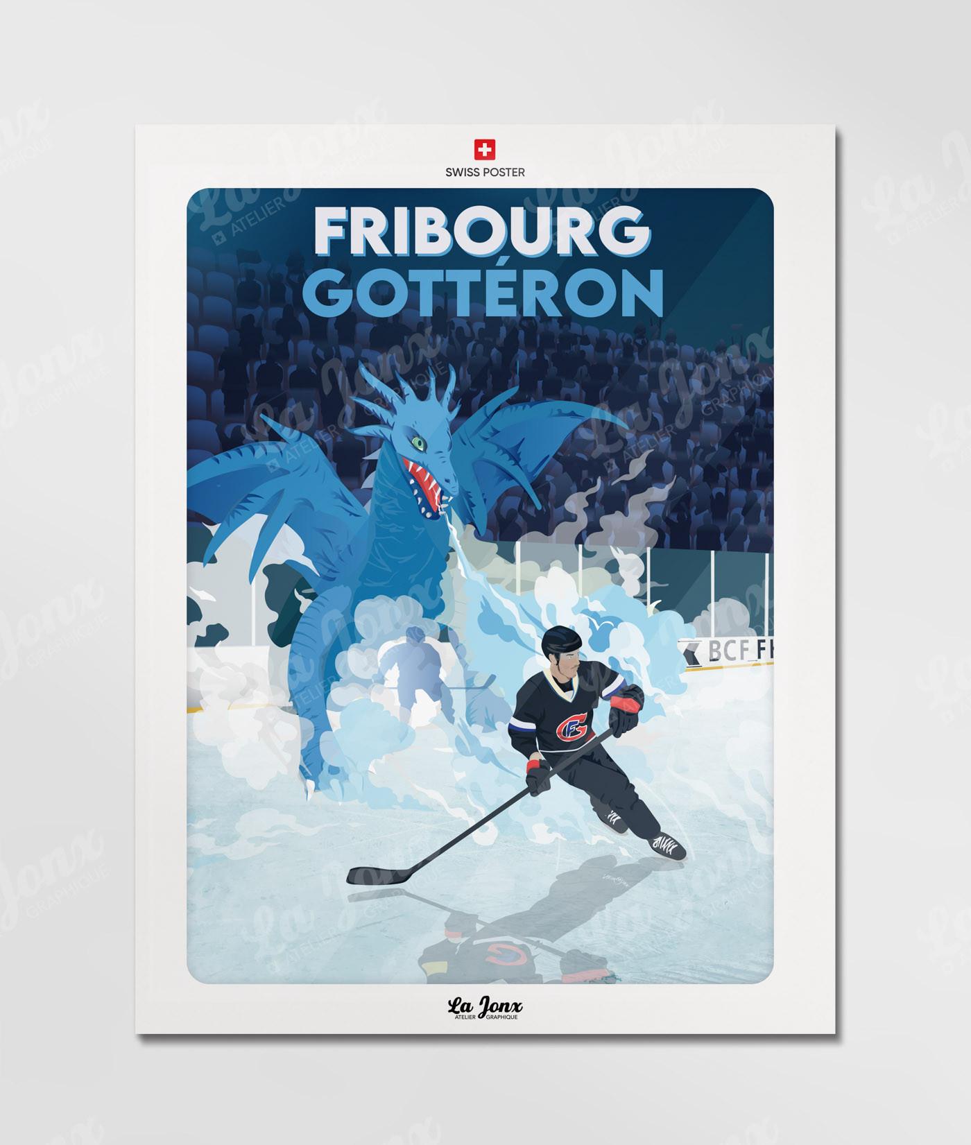 La-Jonx Poster HC Fribourg-Gottéron  