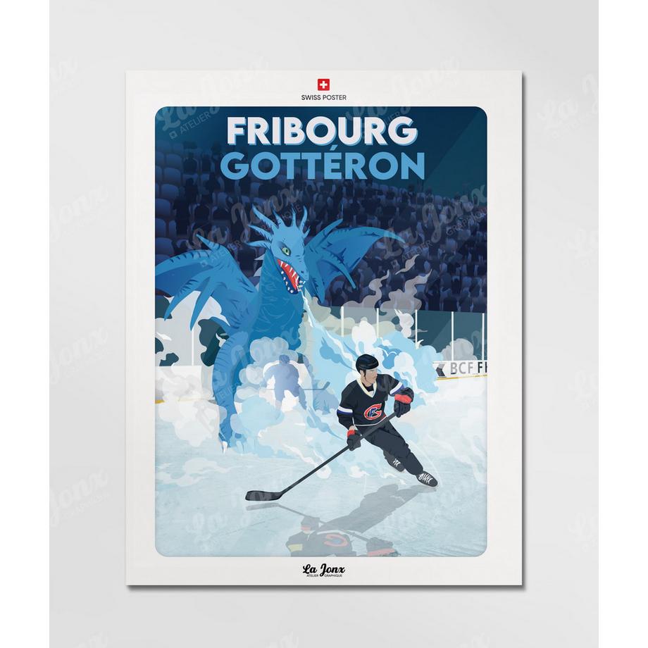 La-Jonx Poster HC Fribourg-Gottéron  