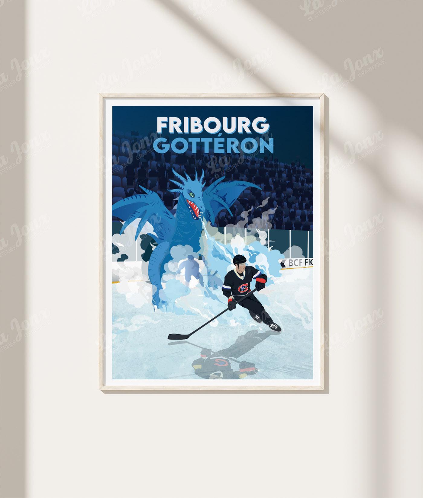 La-Jonx Poster HC Fribourg-Gottéron  