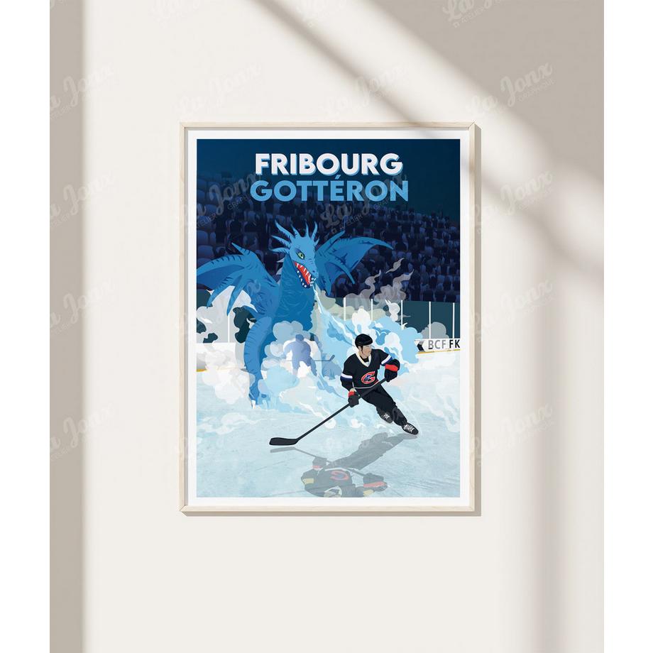 La-Jonx Poster HC Fribourg-Gottéron  