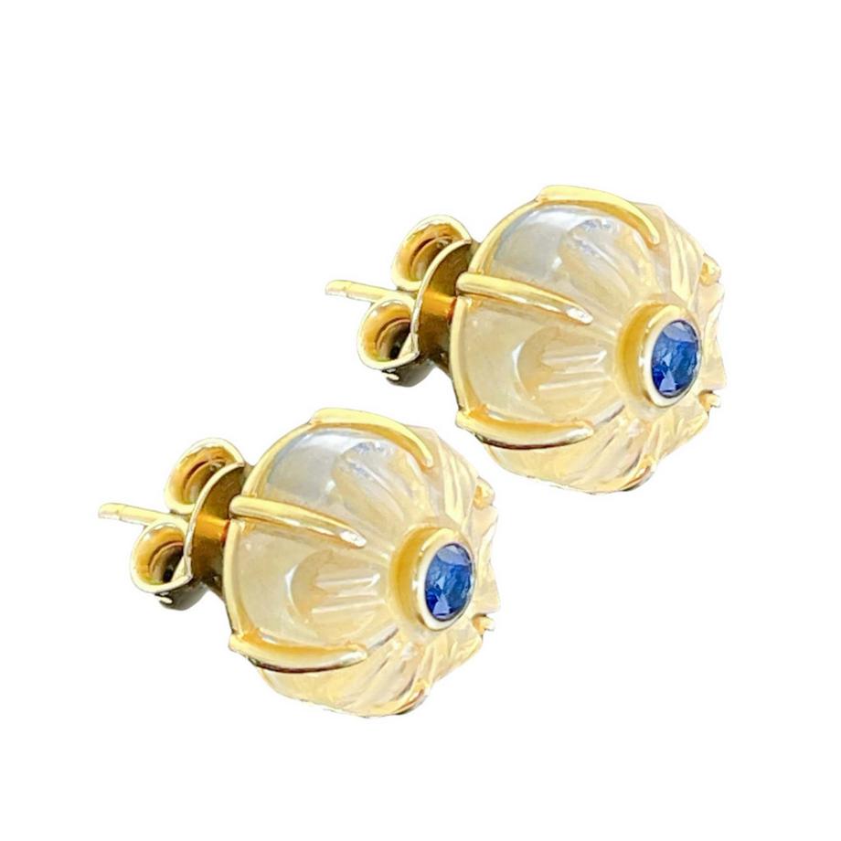 Steinkult  Ohrstecker Bergkristall "Noelia" 