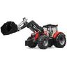 bruder  Massey Fergson 7624 mit Frontlader 